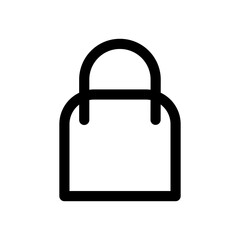 Poster - Shopping bag icon design for online shop and digital business