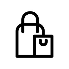 Poster - Shopping bag icon design for online shop and digital business