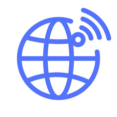 Wall Mural - communication internet network connection technology icon