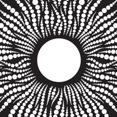 Wall Mural - Background with circles. Abstract background for design. Vector background with circles.