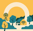 Rural broadband - internet connection