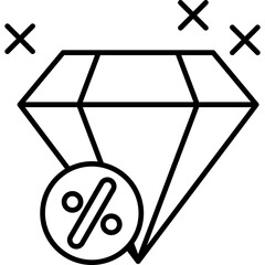 Poster - diamond icon