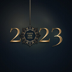 Wall Mural - Elegant happy new year background design