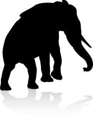 Poster - Elephant Animal Silhouette