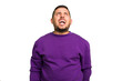 © Asier - Young caucasian man isolated shouting very angry, rage concept, frustrated.