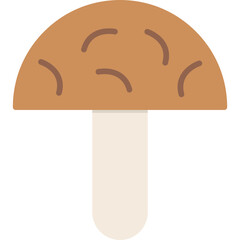 Wall Mural - Mushrooms Icon