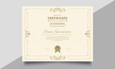 certificate design template