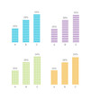 © Tuesday04 - Set of bar graph templates for company business presentations, reports, leaflets, brochures.