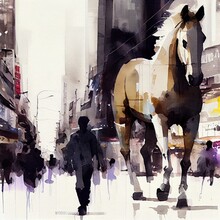 A Horse In The City