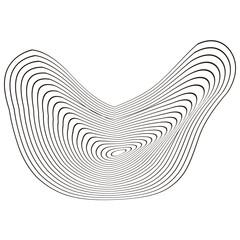 Wall Mural - Lines Abstract Shape