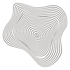 Wall Mural - Lines Abstract Shape