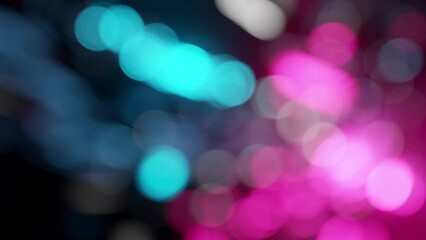 Wall Mural - This stock motion graphics that shows circles lens bokeh.