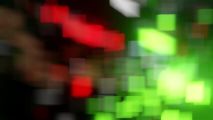 Wall Mural - This stock motion graphics that shows squares lens bokeh.
