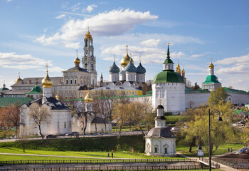 Wall Mural - Trinity lavra of St. Sergius in Sergiyev Posad. Russia.