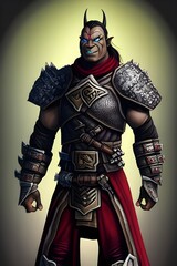 Detailed Fantasy character 3d render 3d illustration