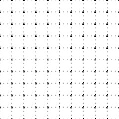 Poster - square seamless background pattern from black vote symbols are different sizes and opacity. the patt