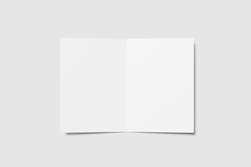 Poster - A4 Bifold Blank Mockup