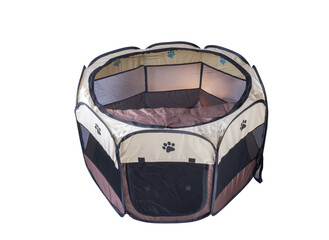 playpen for dogs isolated