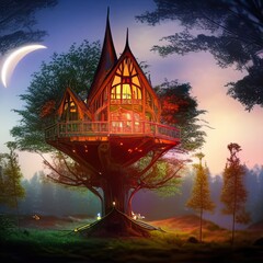 Fairy tale treehouse