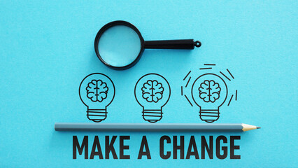 Poster - Make A Change is shown using the text