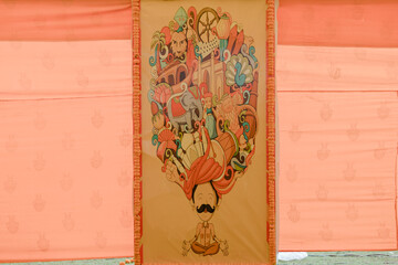 Wall Mural - Indian wedding decoration 