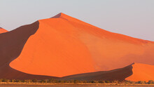 Dunes In The Namib-Naukluft National Park Of Namibia.