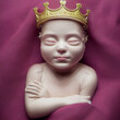 the returned baby king: crowned (imaginary/invented, not actual people)