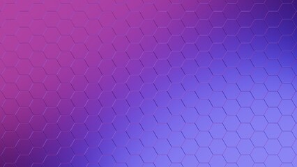 Aufkleber - Realistic abstract honeycomb background. 3d rendering.