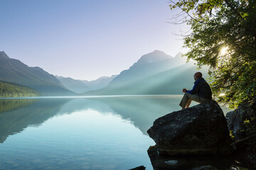 Poster - Bowman lake