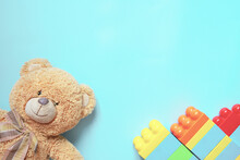 Teddy Bear And Block Toys 