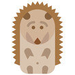 hedgehog flat icon