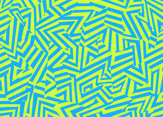 Poster - Abstract background with dazzle camouflage pattern