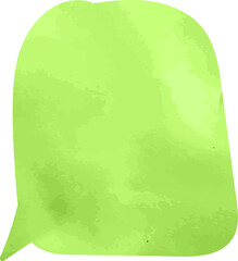 Fototapete - speech bubble cut paper grunge