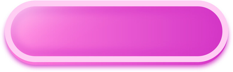 Fototapete - Rectangle shape buttons in pink colors. User interface element illustration.
