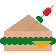 Canvas Print - Sandwich Icon