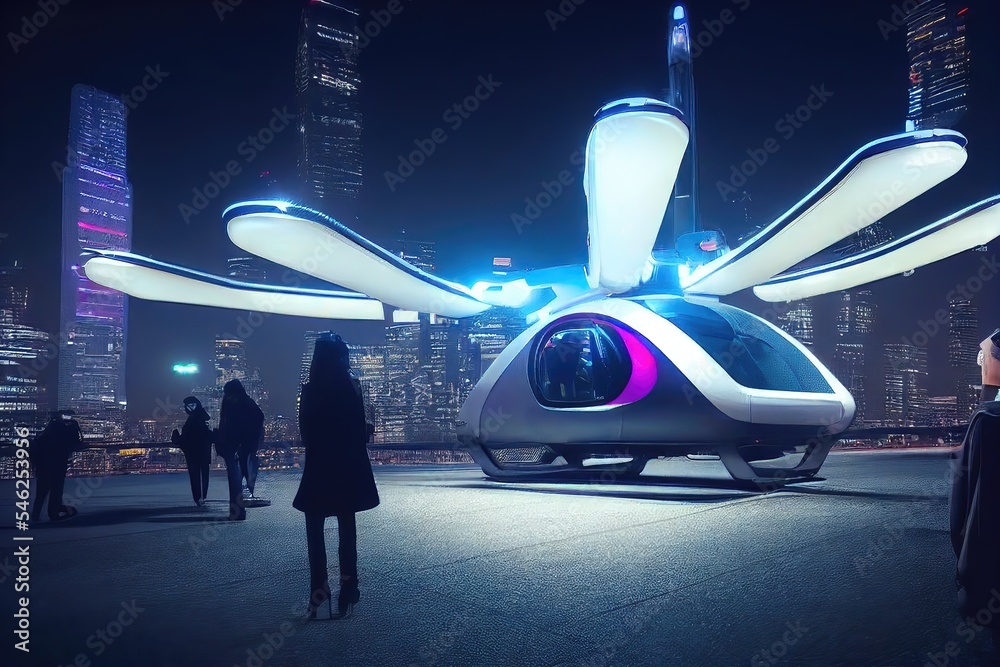 Urban air mobility, air taxi, UAM, Passenger Autonomous Aerial Vehicle ...