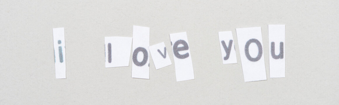 top view love you lettering