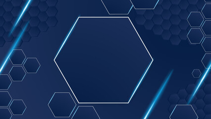 vector hexagons pattern. geometric abstract background with simple hexagonal elements. medical, tech