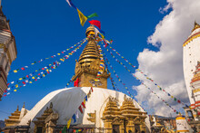 Swayambhunath, Aka Monkey Temple, In Kathmandu, Nepal