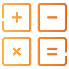 Canvas Print - Calculator Icon