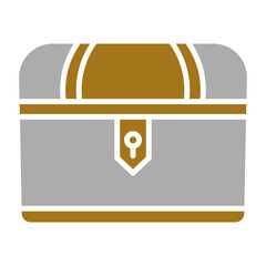 Poster - Treasure Chest Icon Style