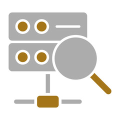 Canvas Print - Search Database Icon Style