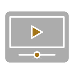 Sticker - Video Player Icon Style