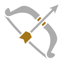 Poster - Bow Arrow Icon Style