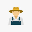 © SimonP - Farmer Avatar Vector Avatar Icon