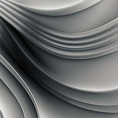 Poster - Gray Curved Abstract Background