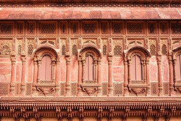 Wall Mural - Exterior of the historic Mehrangarh Fort in Jodhpur