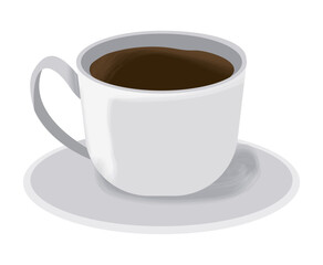 Canvas Print - coffee cup in dish