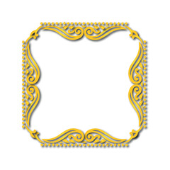 Frame, in the style of an ornament, Vector illustration eps 10, Art.	