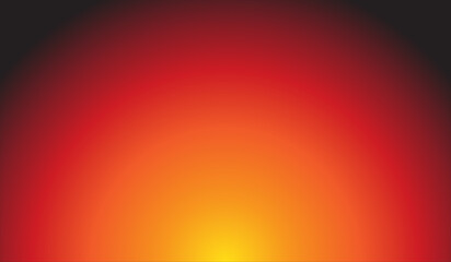 gradient background yellow orange red dark black sun fire color vector illustration